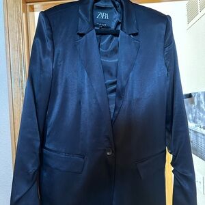 Zara Women's Midnight Black Blazer